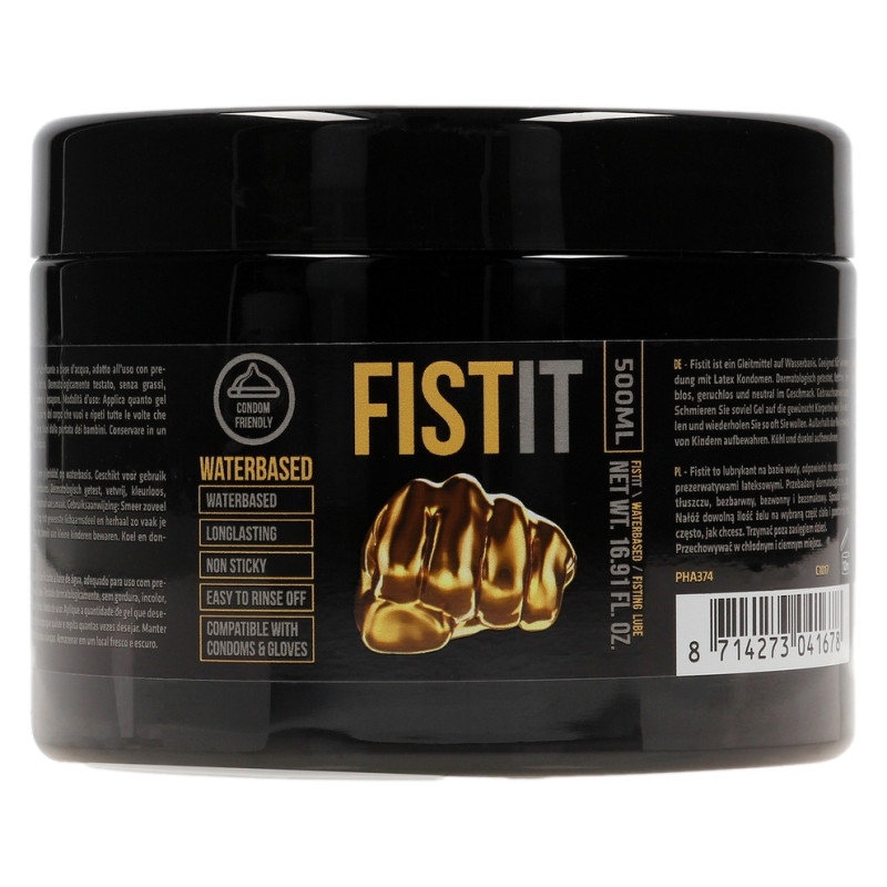 Fist It Lubrifiant Eau Fist It 500ml - Pot noir